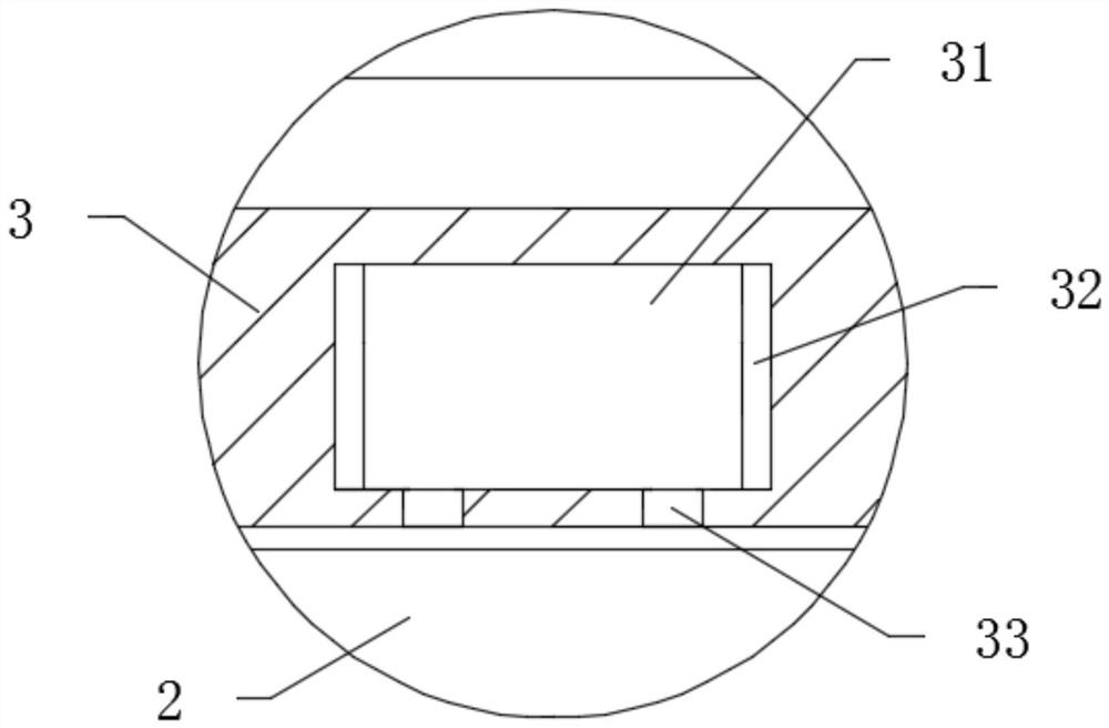 A photovoltaic power generation early warning device set on a high-level slope