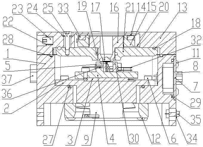 A collimated temperature-controlled sealed mounting seat for a laser