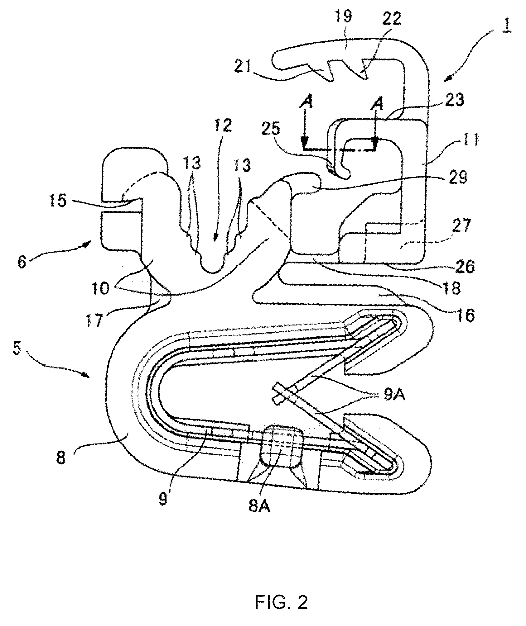 Clamp for plural wire harnesses