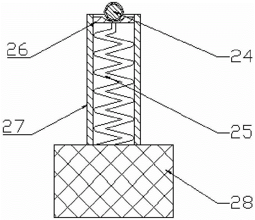 Condensed-phase combustion product collecting device controlling constant pressure through spring force