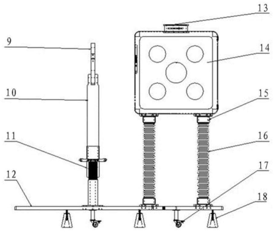 Movable D-T neutron generator for nondestructive testing of marked neutron beams