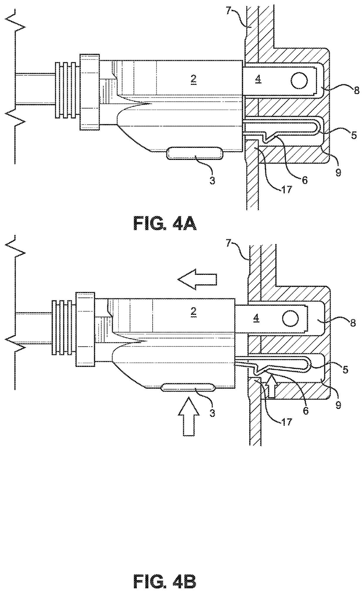 Locking electrical adaptor