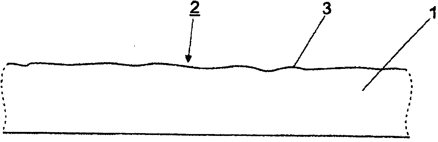 Method for producing a surface structure using a water-jet device