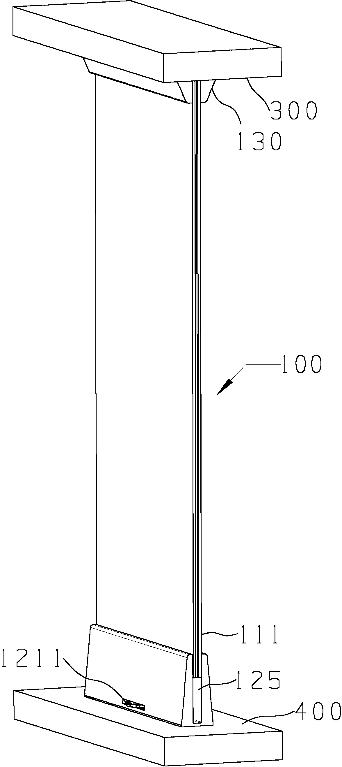 Building partition wall with easy disassembly and assembly