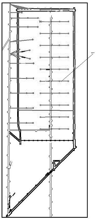 Process for arranging drill holes in spontaneous combustion coal seam to implement nitrogen injection and grouting fire prevention and extinguishing