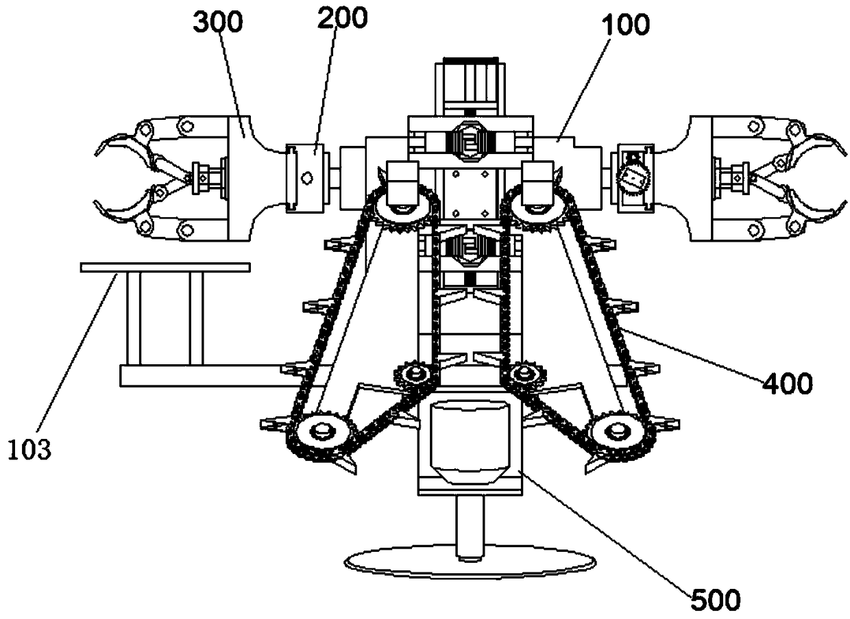 Intelligent fetching harvesting device for sugarcane harvester and using method of intelligent fetching harvesting device