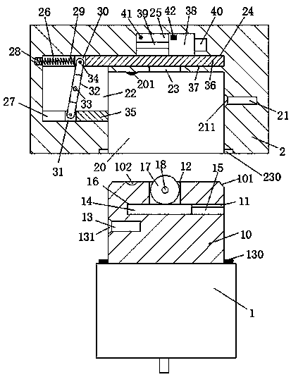 Improved new energy vehicle charging device