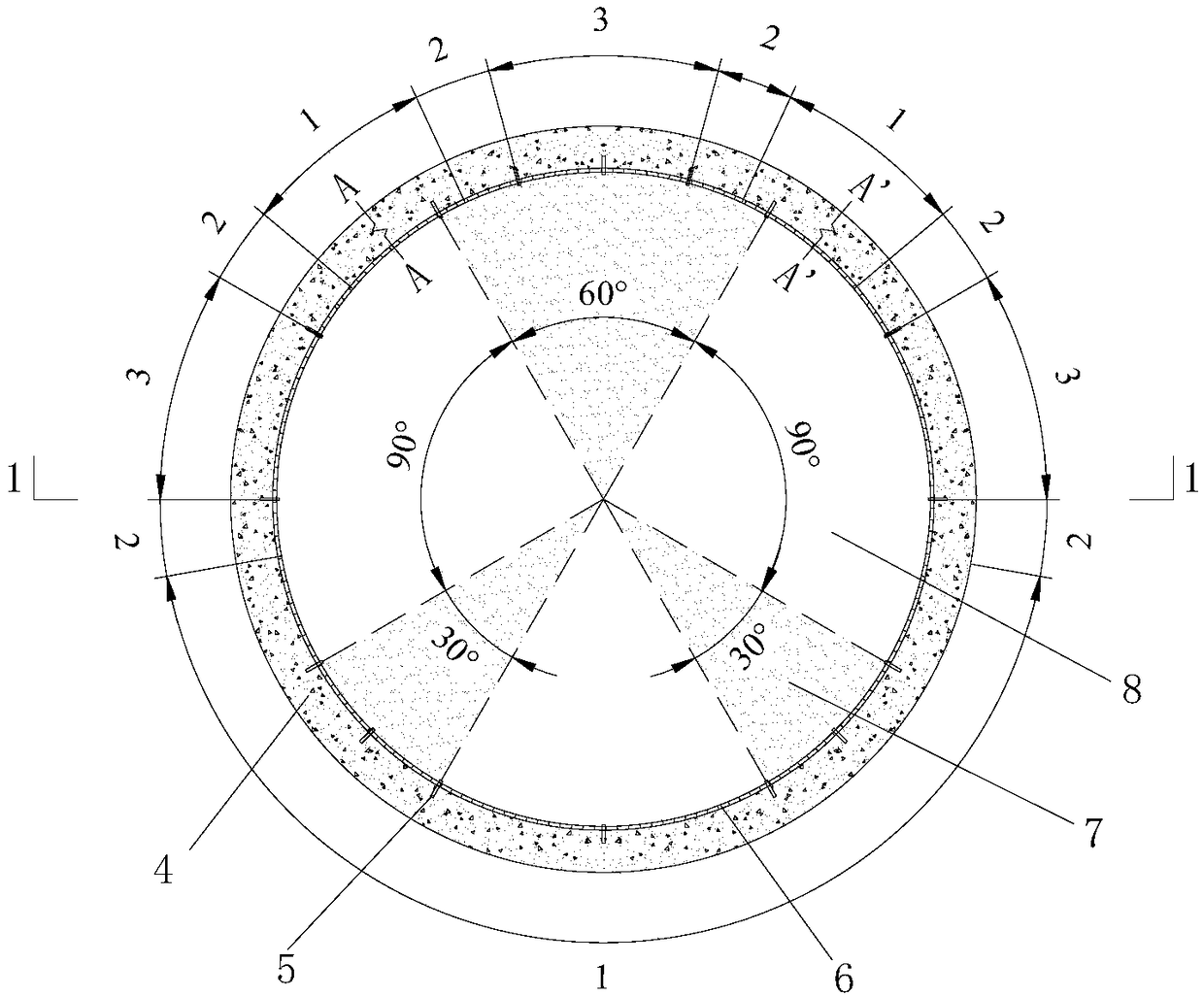 Shield tunnel segment variable thickness steel ring