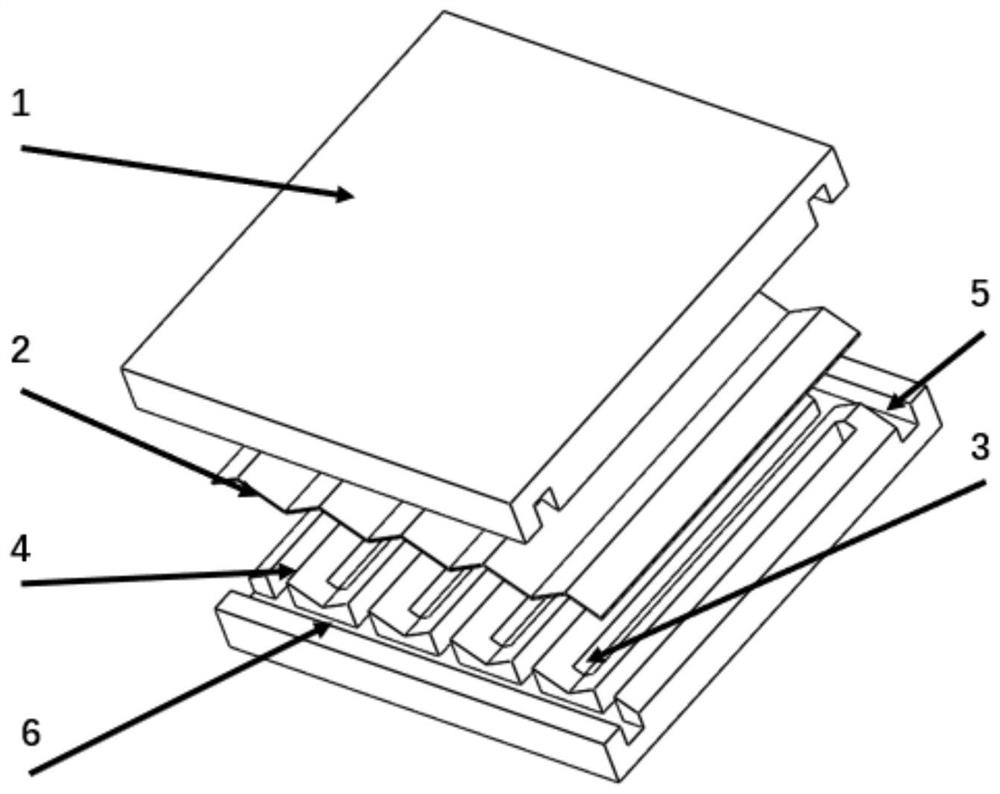 Integrated reversible fuel cell water-gas separation structure and reversible fuel cell