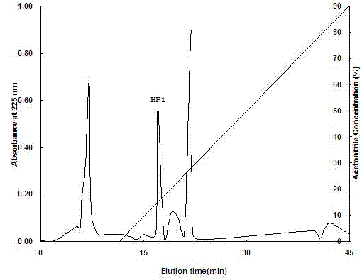 Antifreeze polypeptide prepared through enzymolysis of pigskin collagen protein by utilizing alkali protease