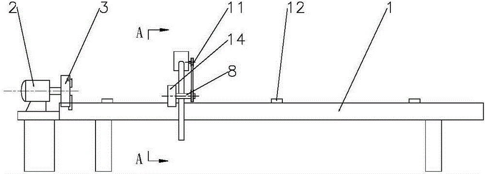 Simple round steel grinding machine