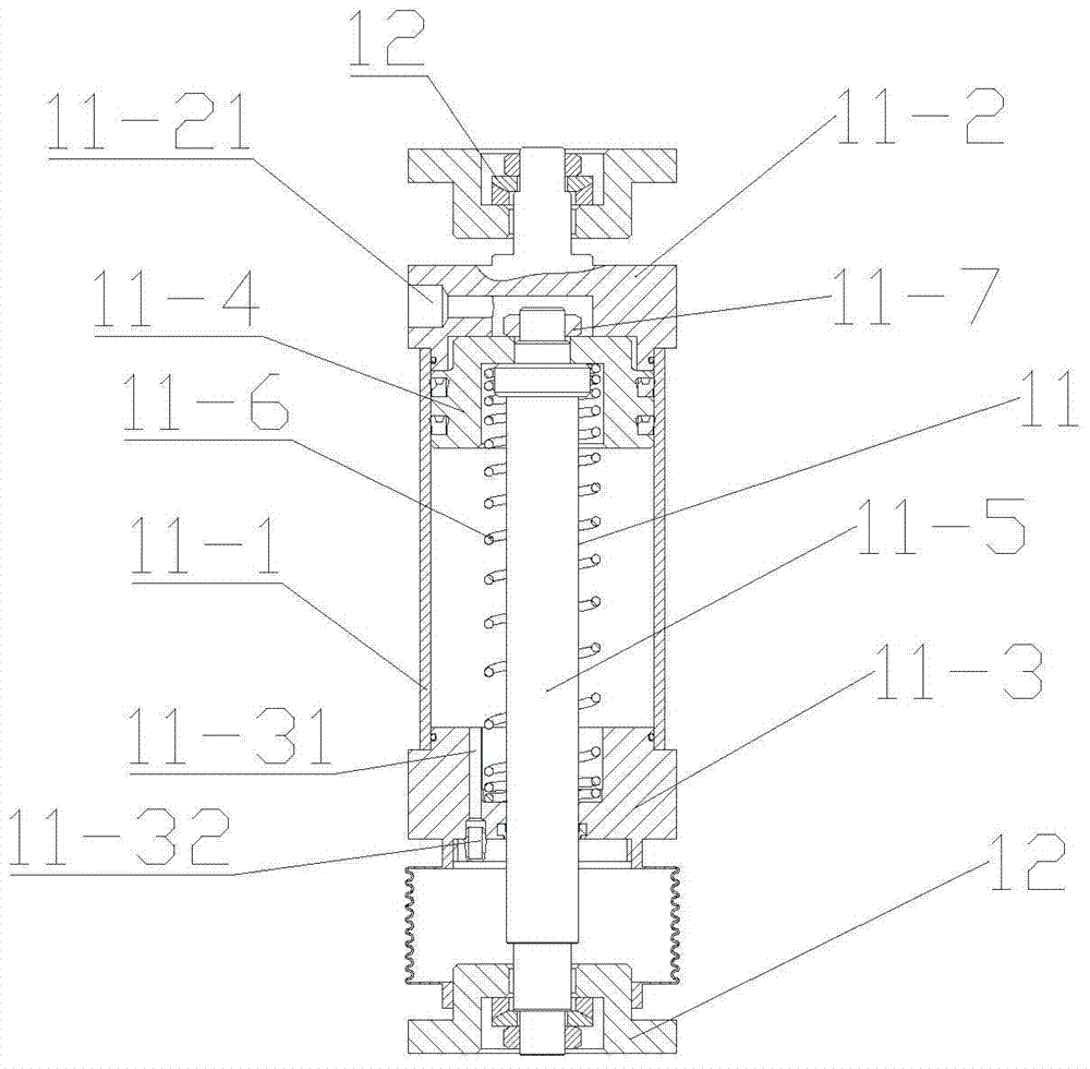 Large Gauge Magnetic Rail Brake Suspension Device for Rail Vehicles