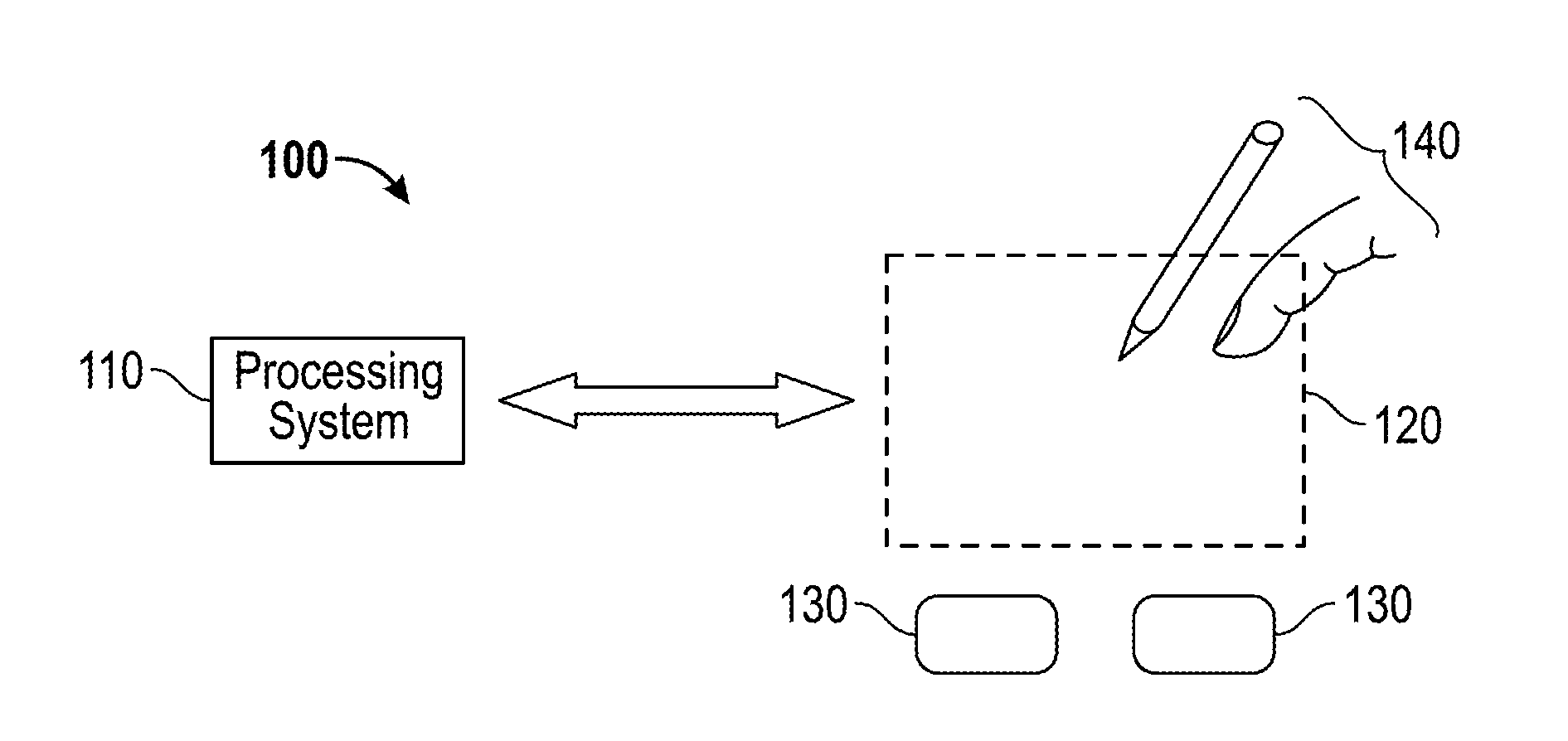 Device and method for localized force sensing