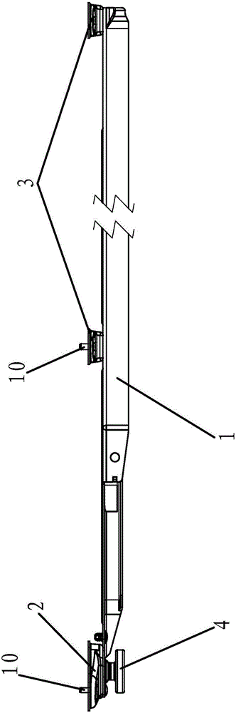 Novel sliding rail and detection device thereof