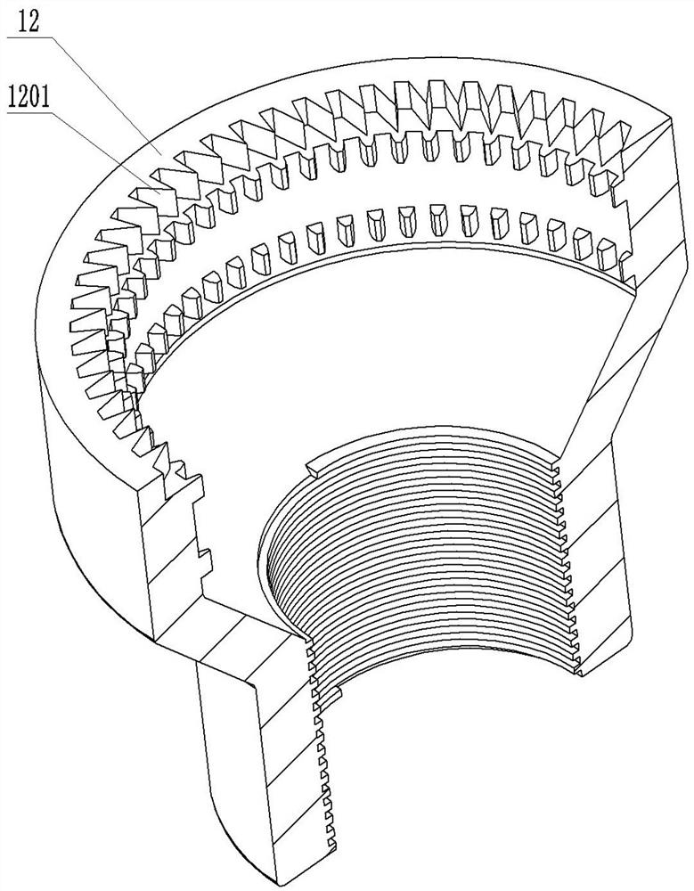 Self-adaptive adjusting screw driving device