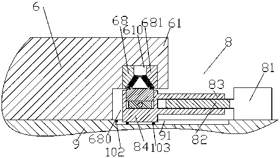 A Floating Workbench Structure Against Overtravel