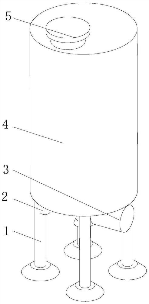 Multidirectional stirring device for mixing various forms of materials