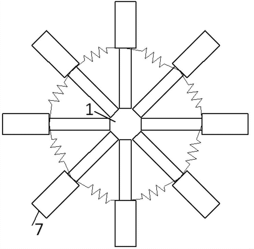 Planar multi-stage power divider