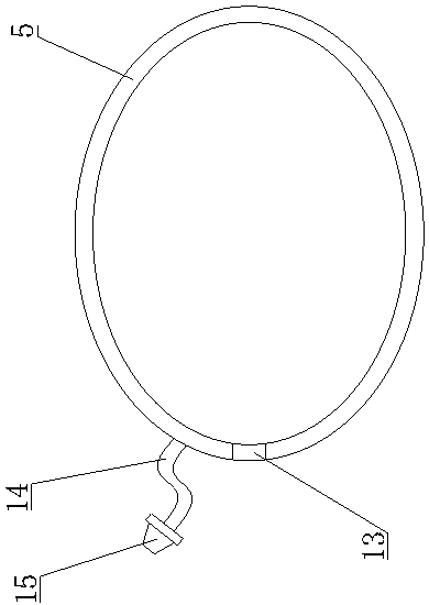 Hydrops extracting device for tumor surgery