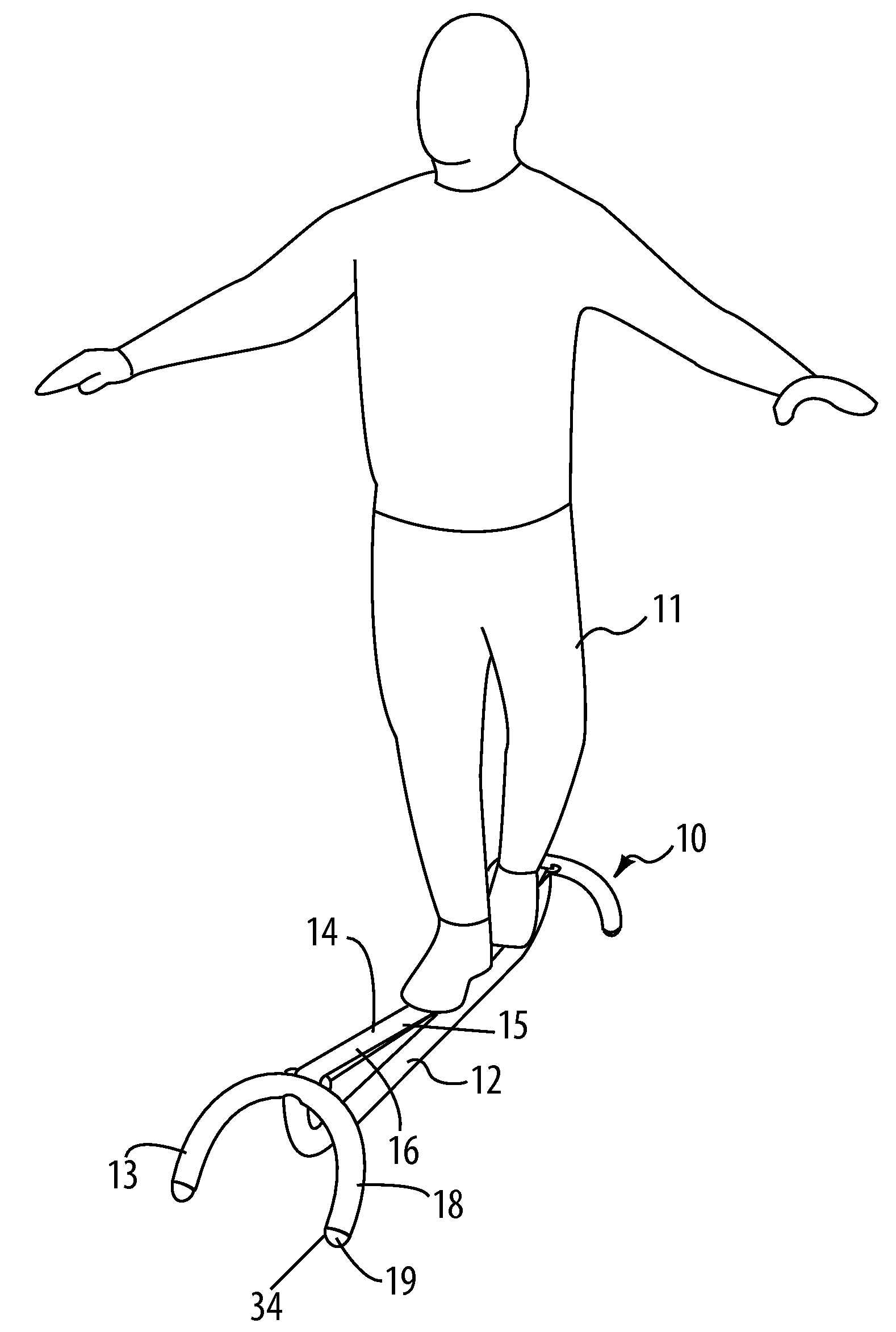 Balance Training and Exercise Device and Method