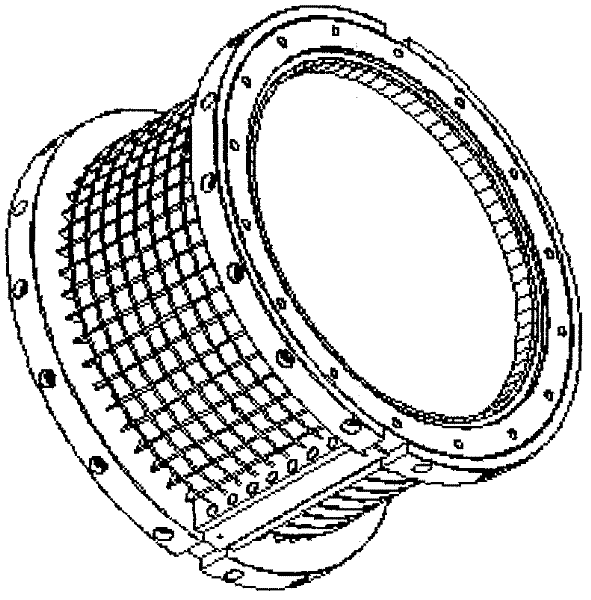 Bracket for grating plate of sieve basket at filter section of settling filtering centrifuging machine