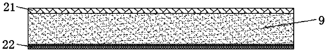 High-temperature smoke efficient filtering fiberboard