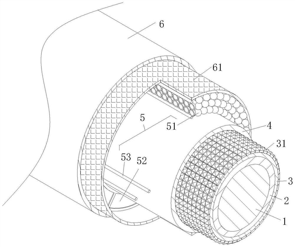 Flame-retardant cable and cable flame-retardant layer forming process