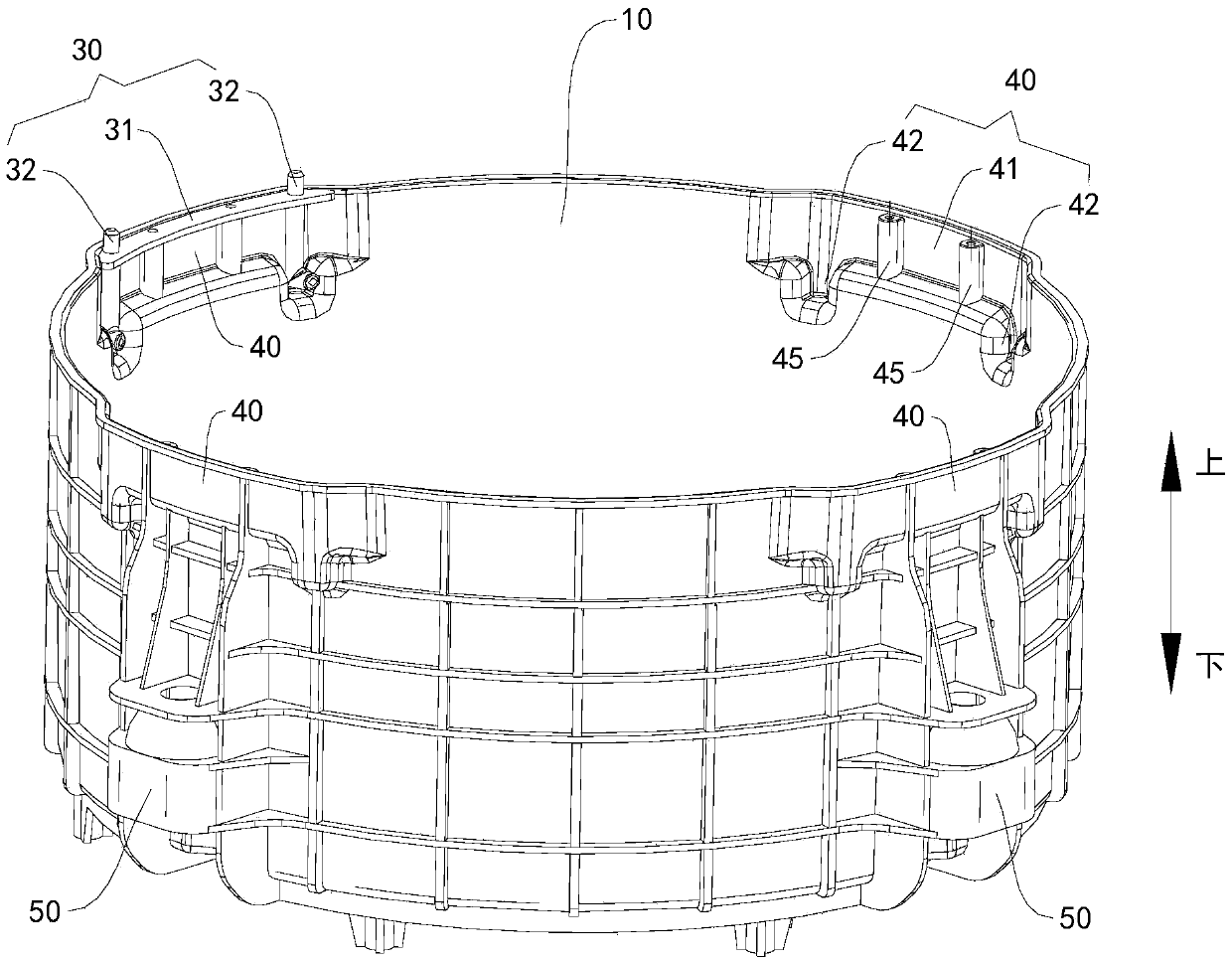 Pulsator washing machine and defoaming spraying device therefor