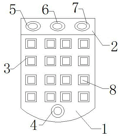 Multi-language mobile phone keyboard