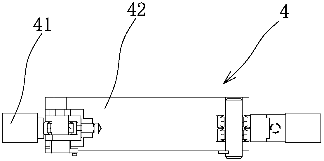 Flying shear crankshaft mechanism