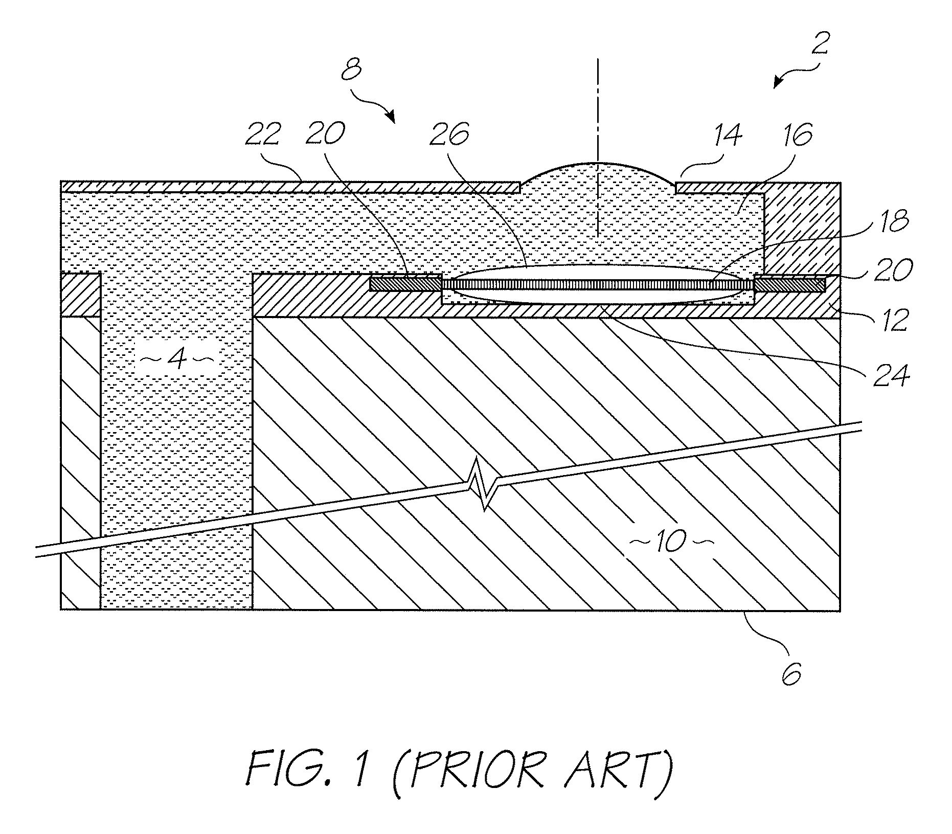 Printhead with heaters offset from nozzles