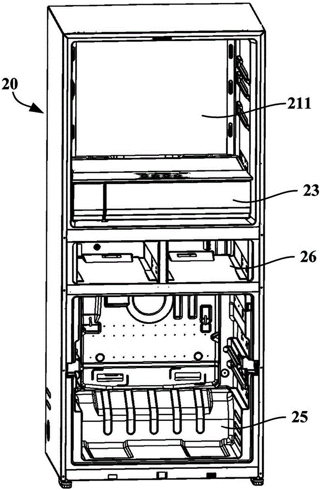 Refrigerating and freezing device