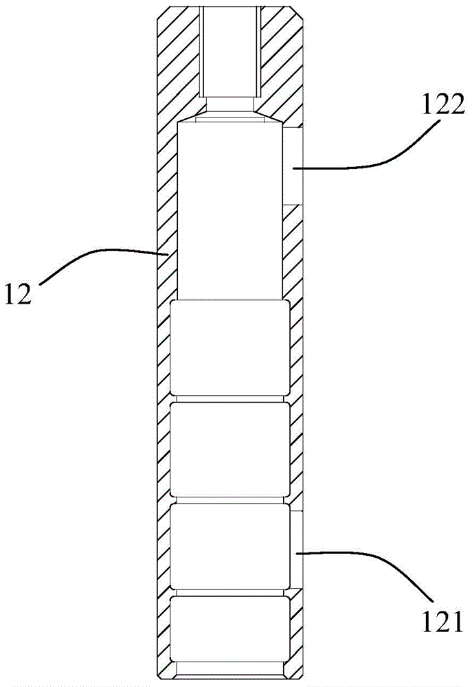 Detection method and detection structure for grouting density of prefabricated part