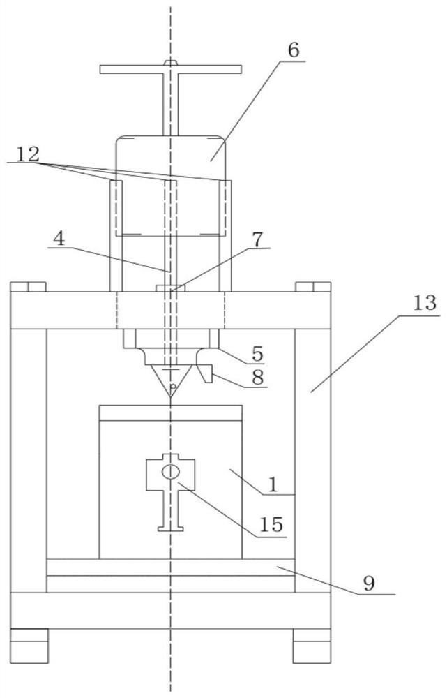 A small probe abrasion test platform, test method and evaluation method