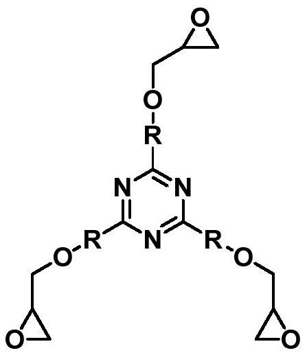 A kind of bio-based epoxy resin containing triazine ring structure and preparation method thereof