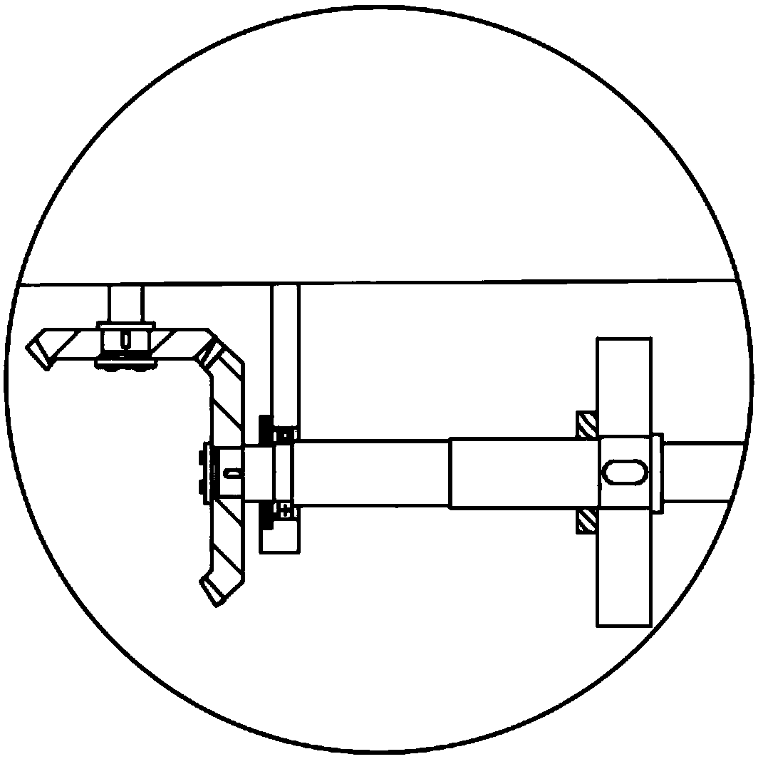 Flaw detection device for surface of circular projectile body