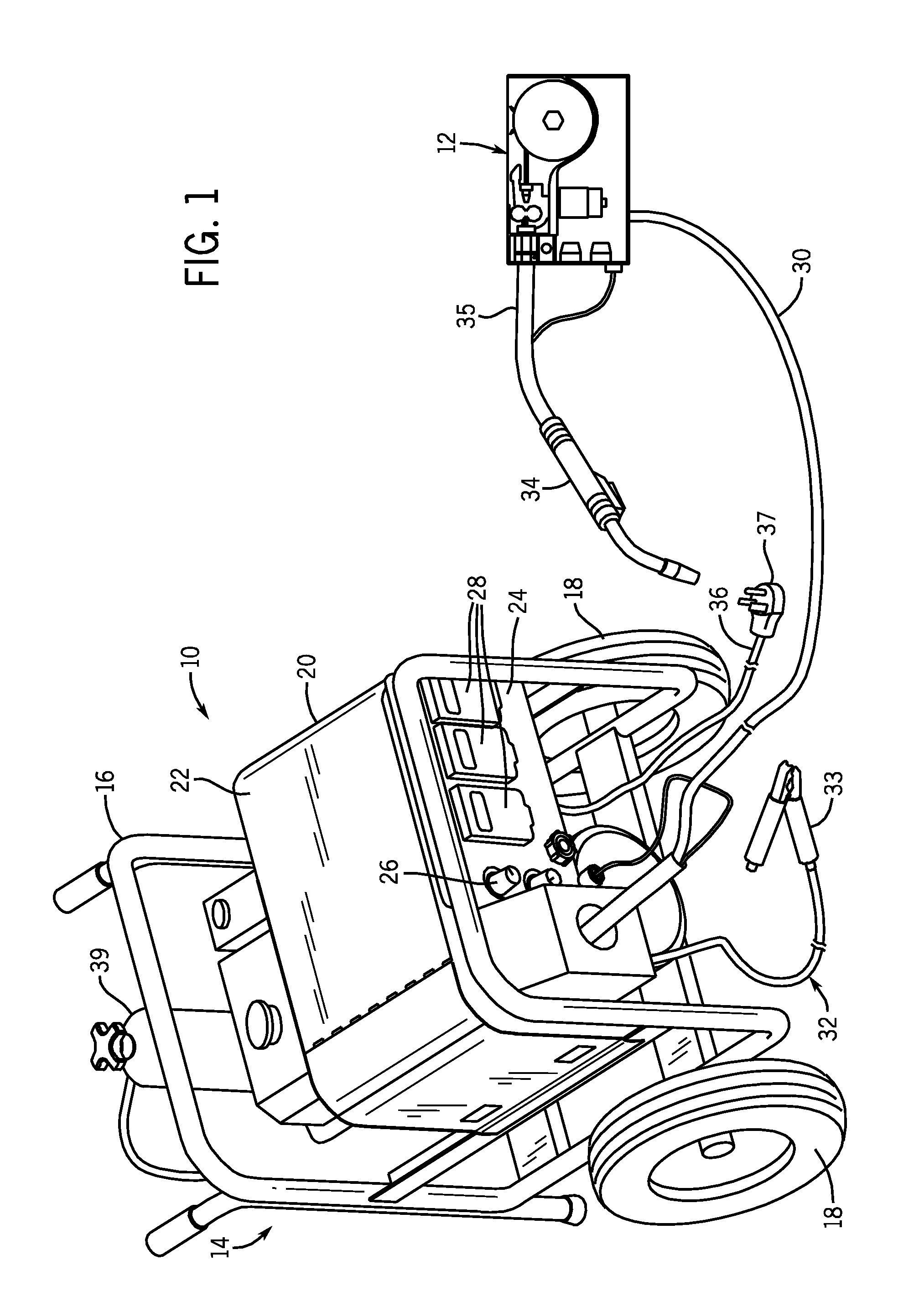 Portable welding wire feed system and method