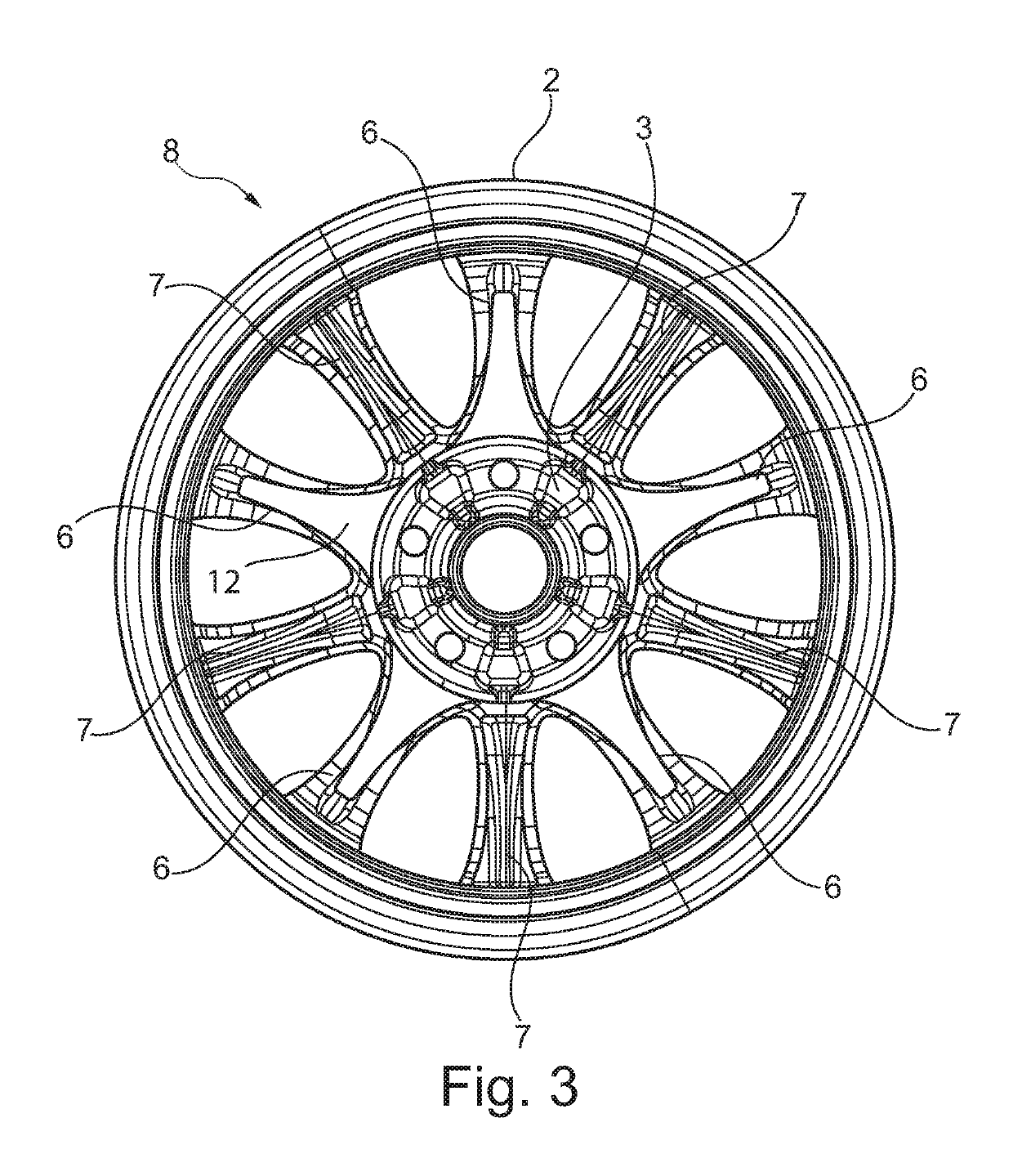 Motor vehicle wheel