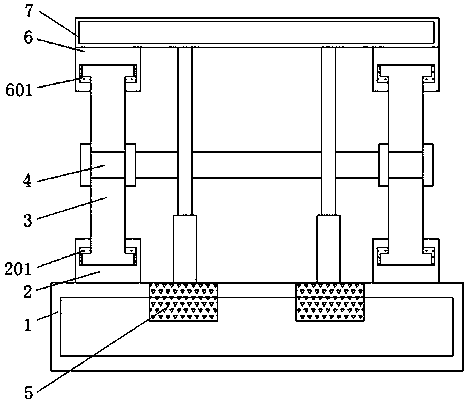 Building construction tile carrier with good carrying convenience