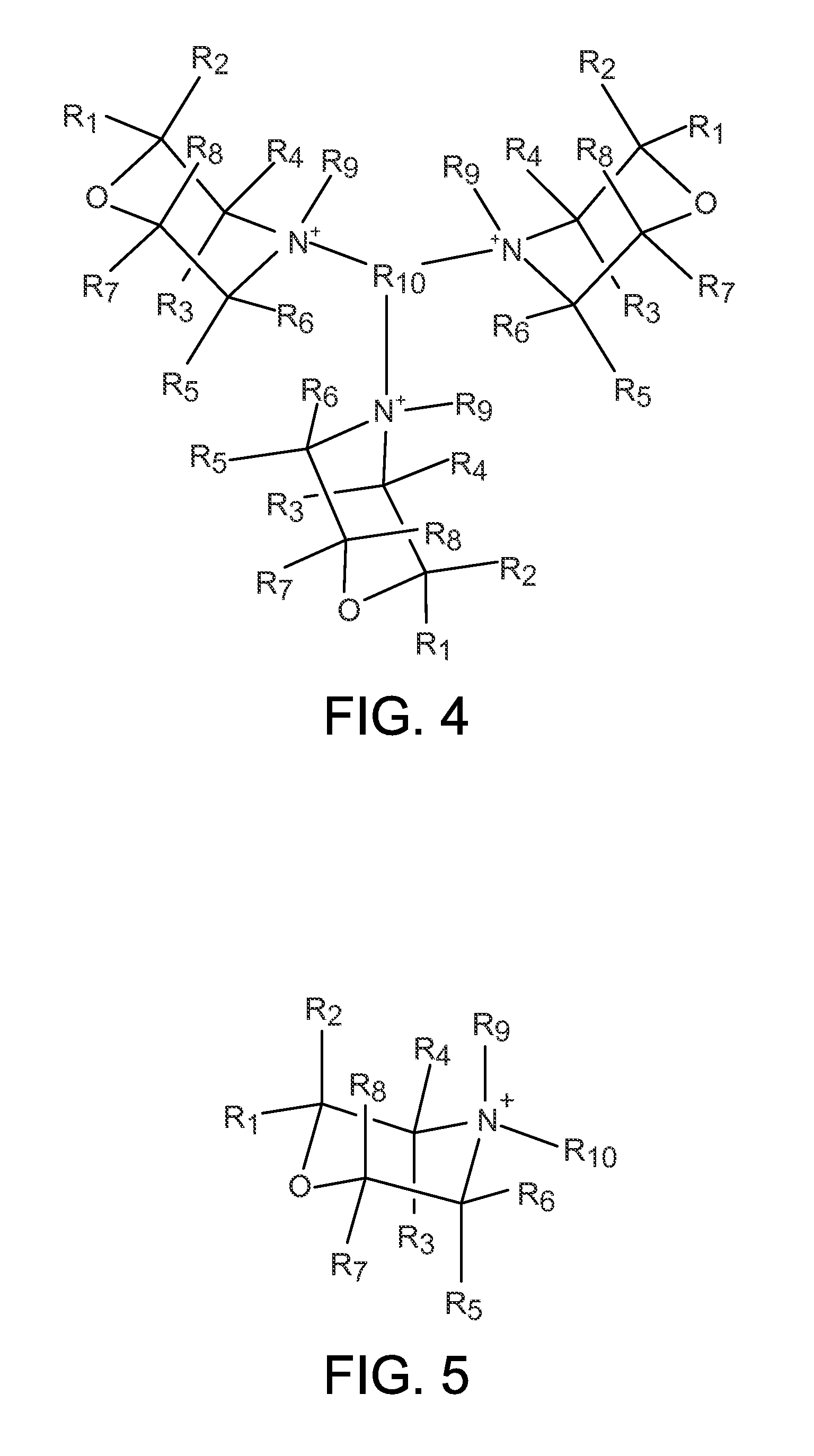 Organo-1-oxa-4-azonium cyclohexane compounds