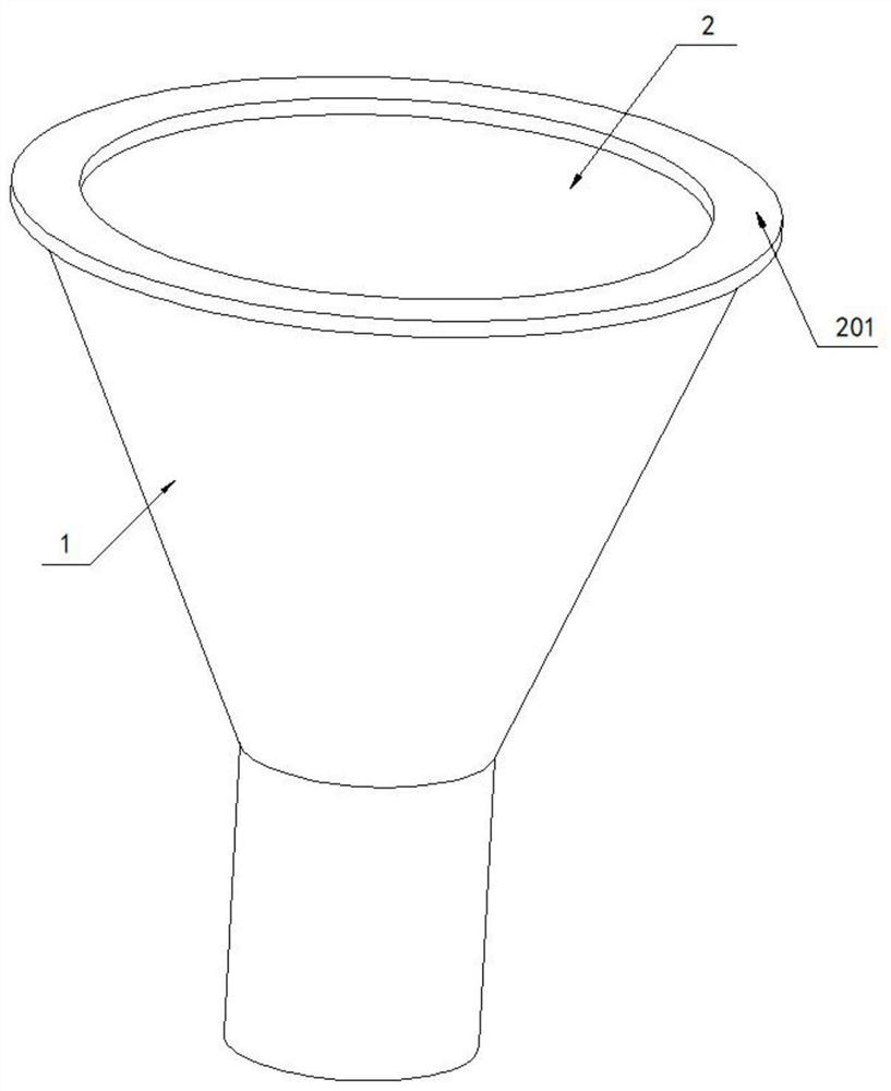 Flour processing feeding device and flour processing equipment