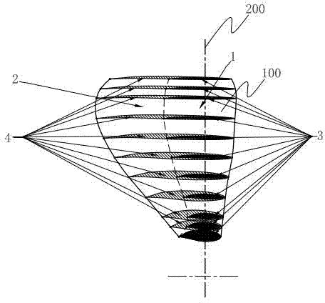 Self-adaptive biomimetic composite propeller blade