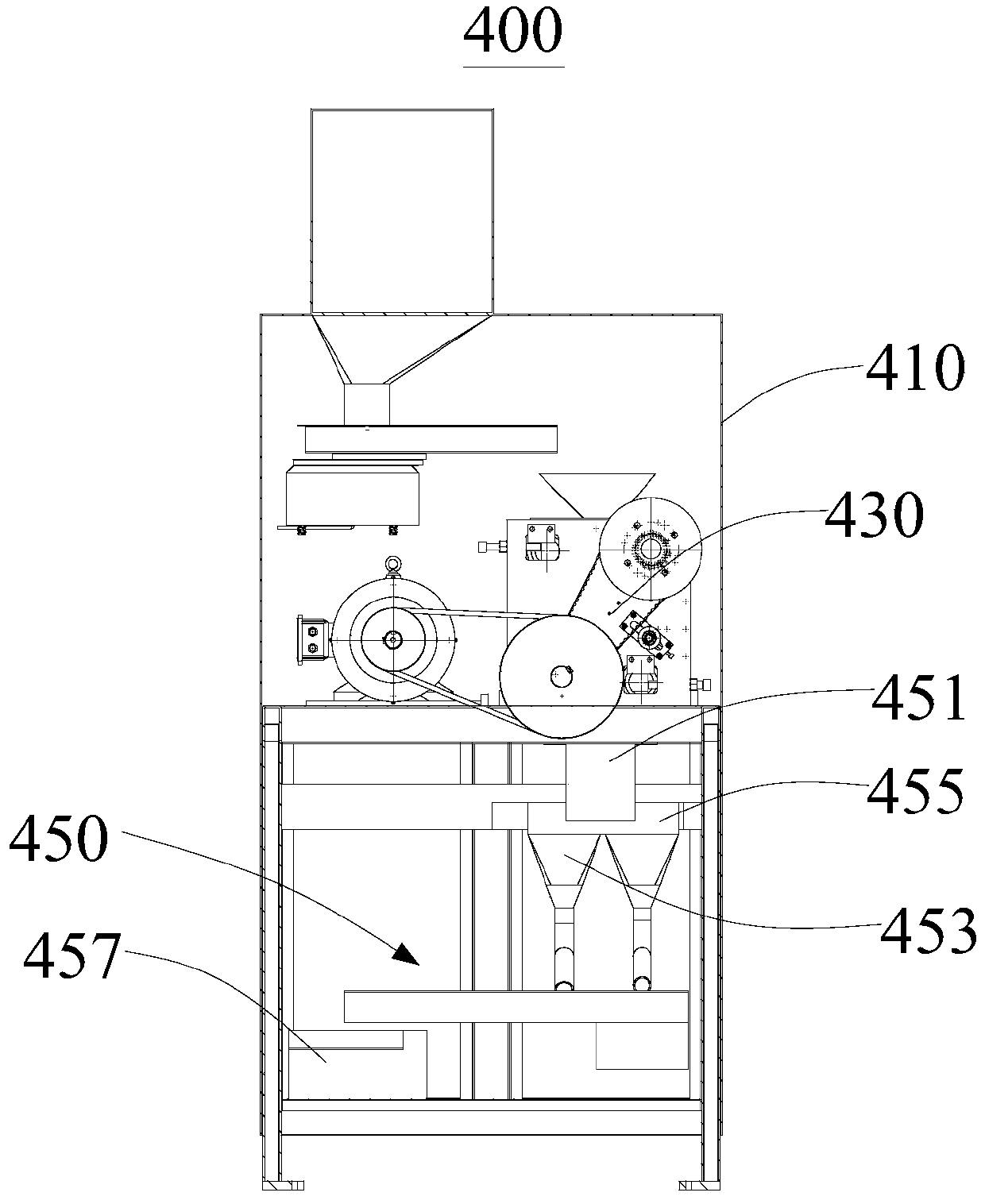 Raw material sample-preparation system