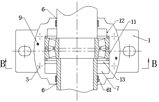 Mineral engineering machinery and long-life bearing block