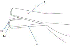 Rat vertebral plate bone scissors and rat vertebral plate cut-out method adopting same