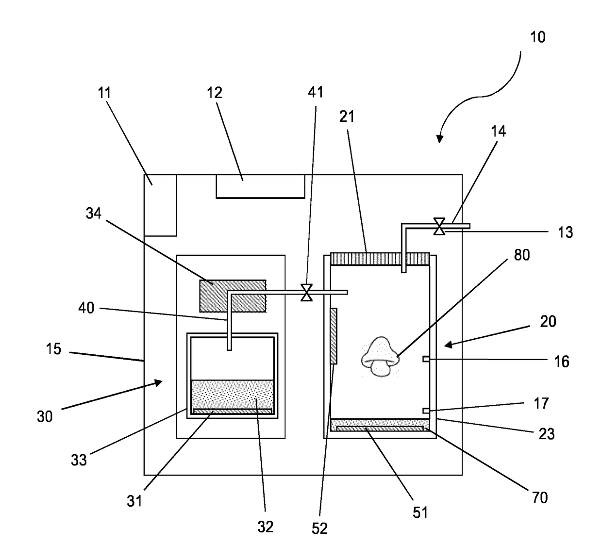 A pressure cooking device