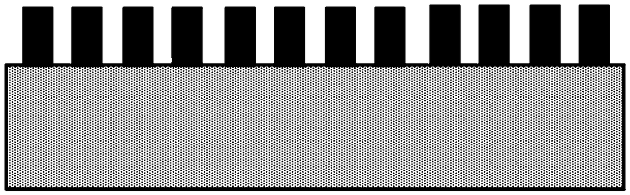 Method for preparing photonic crystal structure LED based on 3D printing