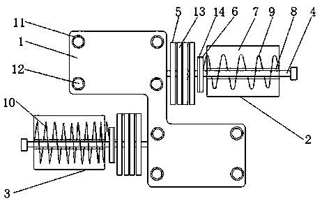 Double-tension thread clamp