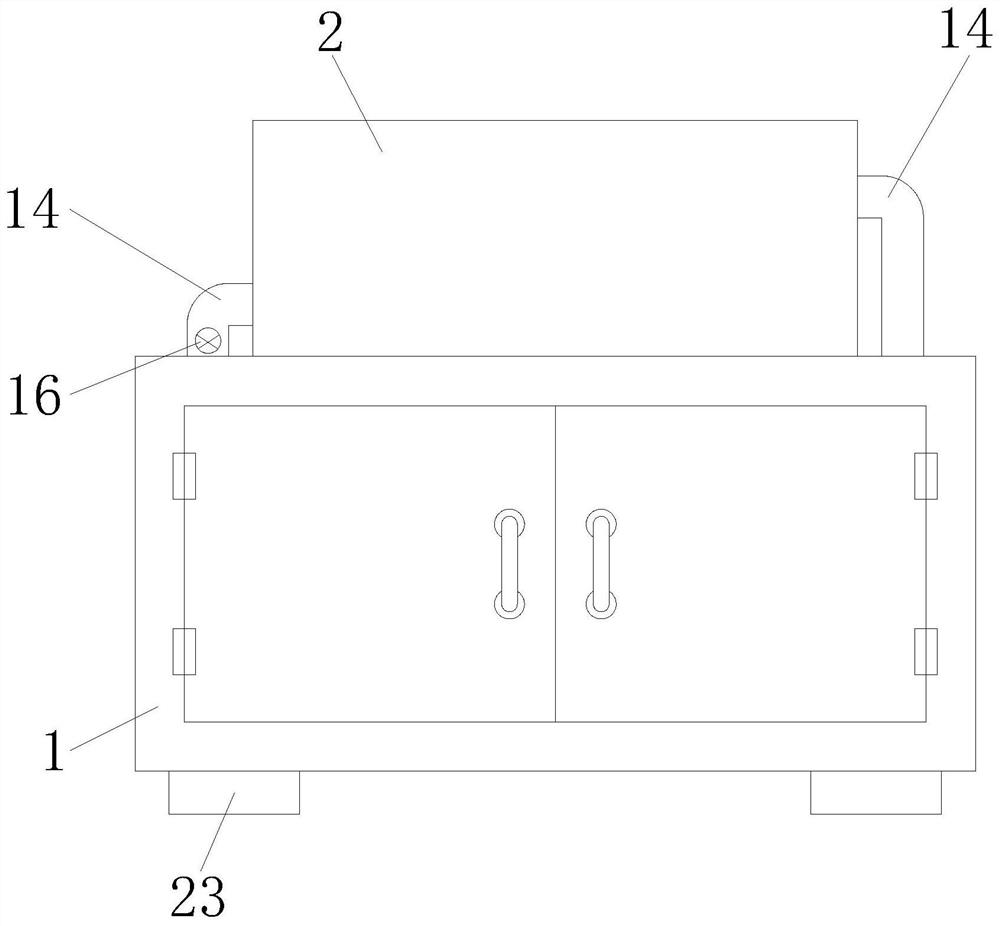 Cutting fluid filtering device for numerically-controlled machine tool