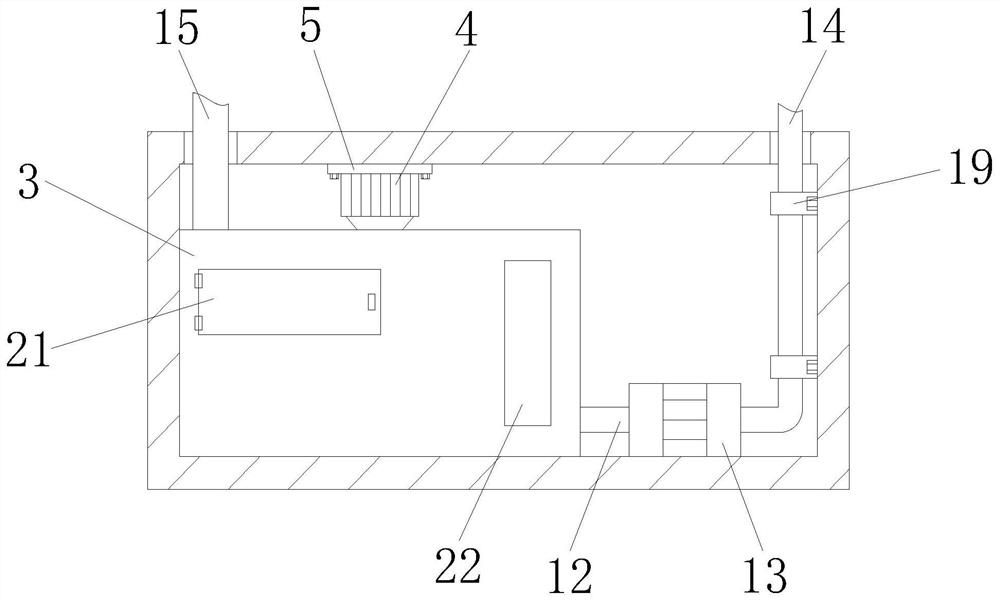 Cutting fluid filtering device for numerically-controlled machine tool